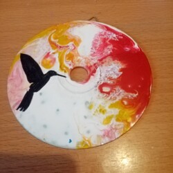 CD Animal totem o² propose une œuvre sur un cd