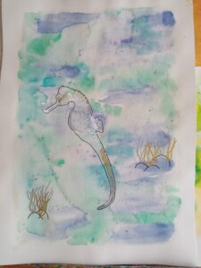 Energie du solstice et énergie d'équilibre Aquarelle vibratoire