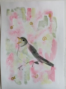 Relations de couple tendu aquarelles vibratoire